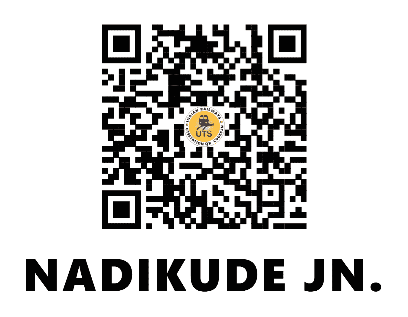 UTS QR Code for NADIKUDE JN. - NDKD - SC (ANDHRA PRADESH)
